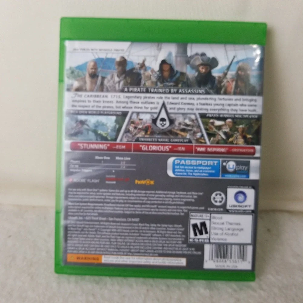 Assassins Creed IV Black Flag‎ Xbox One Video Game Ubisoft